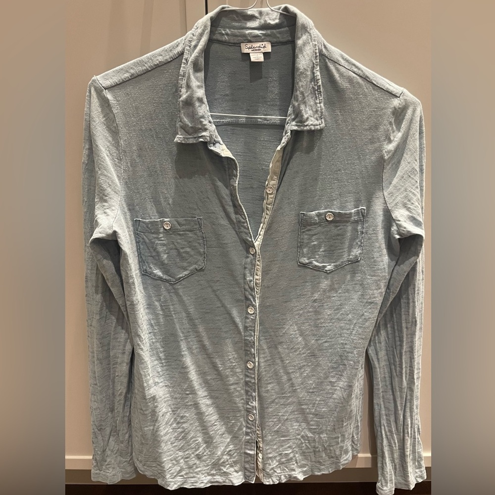 Light Blue Splendid button up